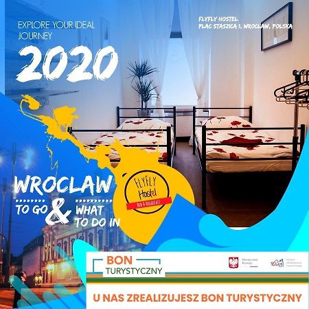 Flyfly Hostel , Darmowy Parking , Rezerwuj Przez Urzadzenia Mobilne -10 Procent Вроцлав Екстериор снимка