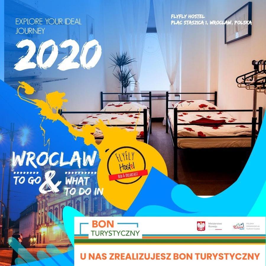 Flyfly Hostel , Darmowy Parking , Rezerwuj Przez Urzadzenia Mobilne -10 Procent Вроцлав Екстериор снимка